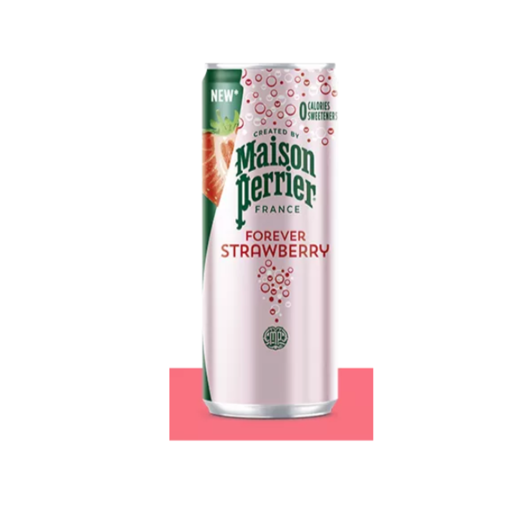 MAISON PERRIER FOREVER STRAWBERRY 250ML CAN